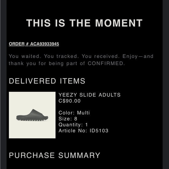 Yeezy Slides onyx - Picture 3 of 3